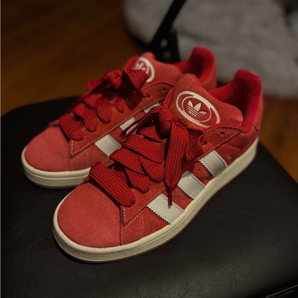 Adidas Campus 00s “Better Scarlet/Cloud White” Sneakers - Picture 1 of 5